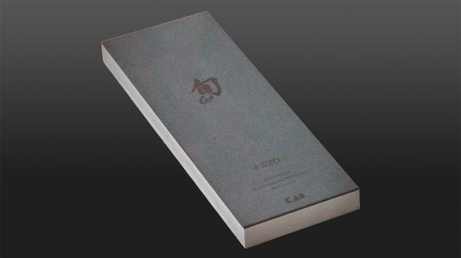 
                    Pierre à aiguiser diamantée 220 pour l'affûtage efficacement les couteaux haut de gamme avec le grain 220