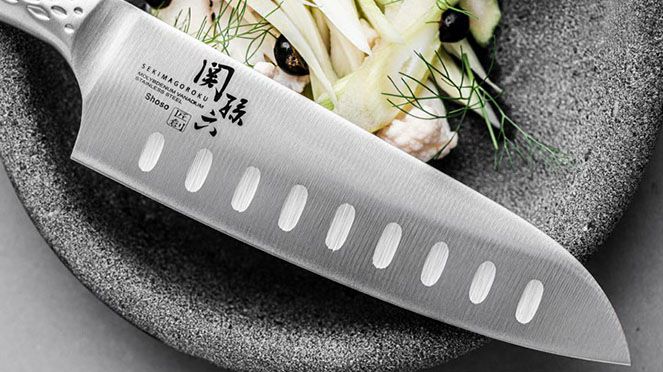 
                    Shoso Santoku Kullen Klingendetail