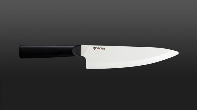 
                    Kochmesser gross Chowa mit weisser High-Tech Keramikklinge