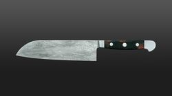 Couteau Santoku, Couteau damassé Güde