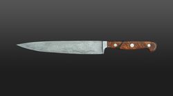 Schinkenmesser , Дамасский нож для нарезки