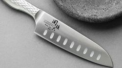 Kai Seki Magoroku Shoso couteaux, Shoso Santoku alvéolé