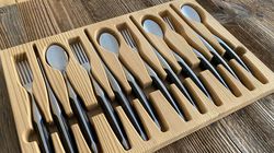 Schweizer Messer, Besteckset Esche 4-teilig