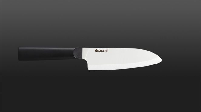 
                    Santoku Chowa mit weisser High-Tech Keramikklinge