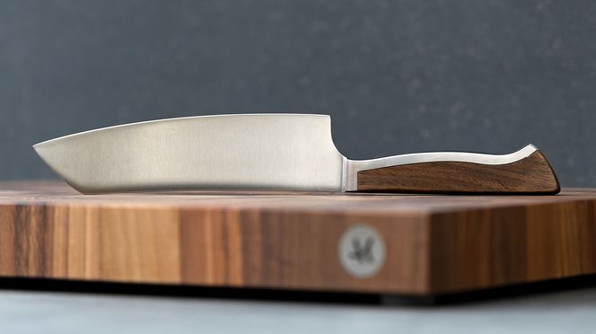 
                    Caminada Santoku mit Caminada Hackblock