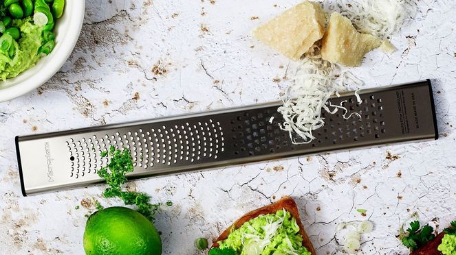 
                    Doppelreibe Zester/Grob zum Raspeln von Zitrusfrüchten