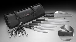 sknife swiss knife, Mallette à couteaux apprenti avec affûteur